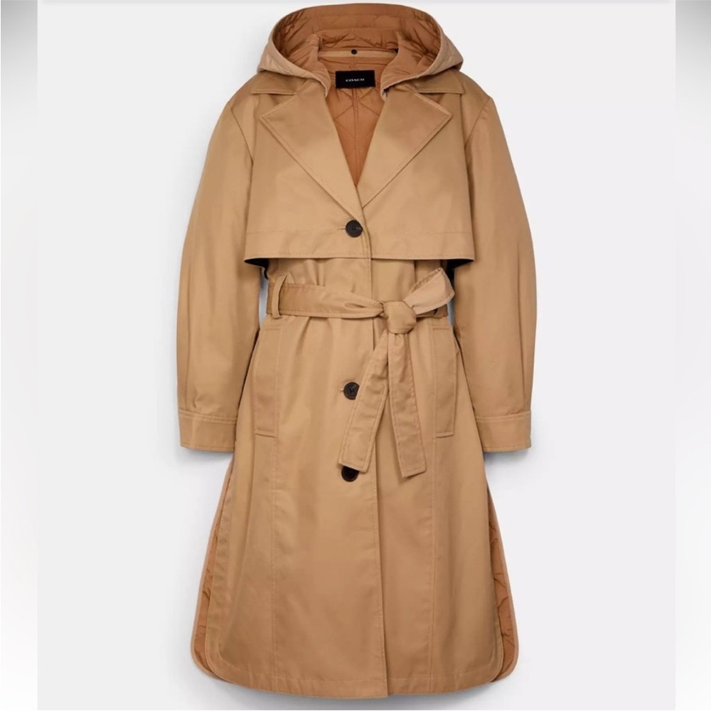 COACH Women's Long Trench Coat NWT